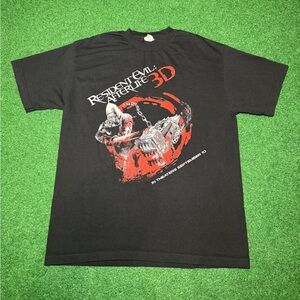 Resident Evil Afterlife 3D Horror Action Movie Promo Lrg Video Game T Shirt